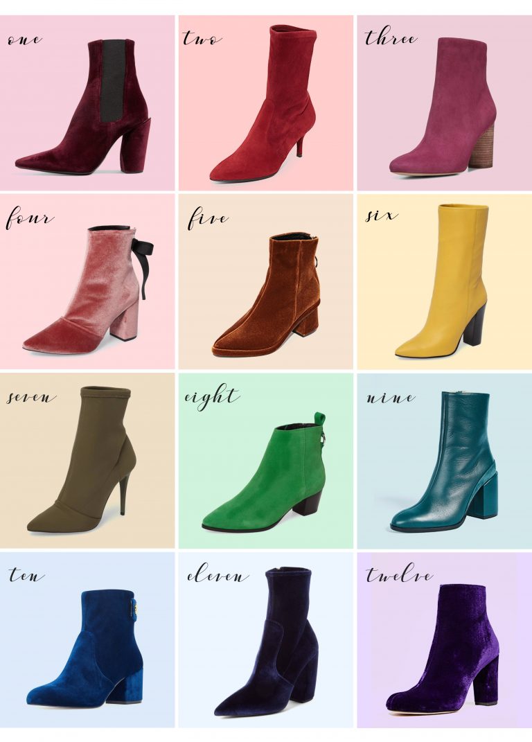colored booties fall boot week blair eadie atlantic pacific