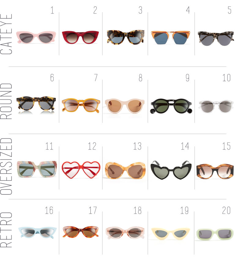 THE BEST SUMMER SUNGLASSES