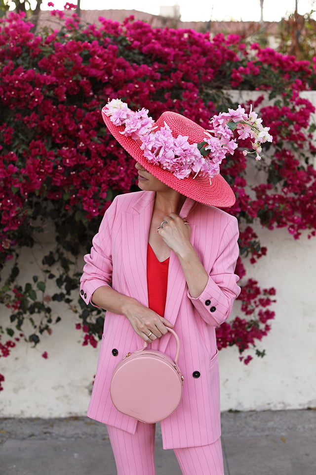 pink suit