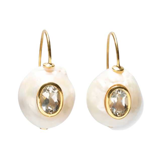 lizzie fortunato pearl earrings