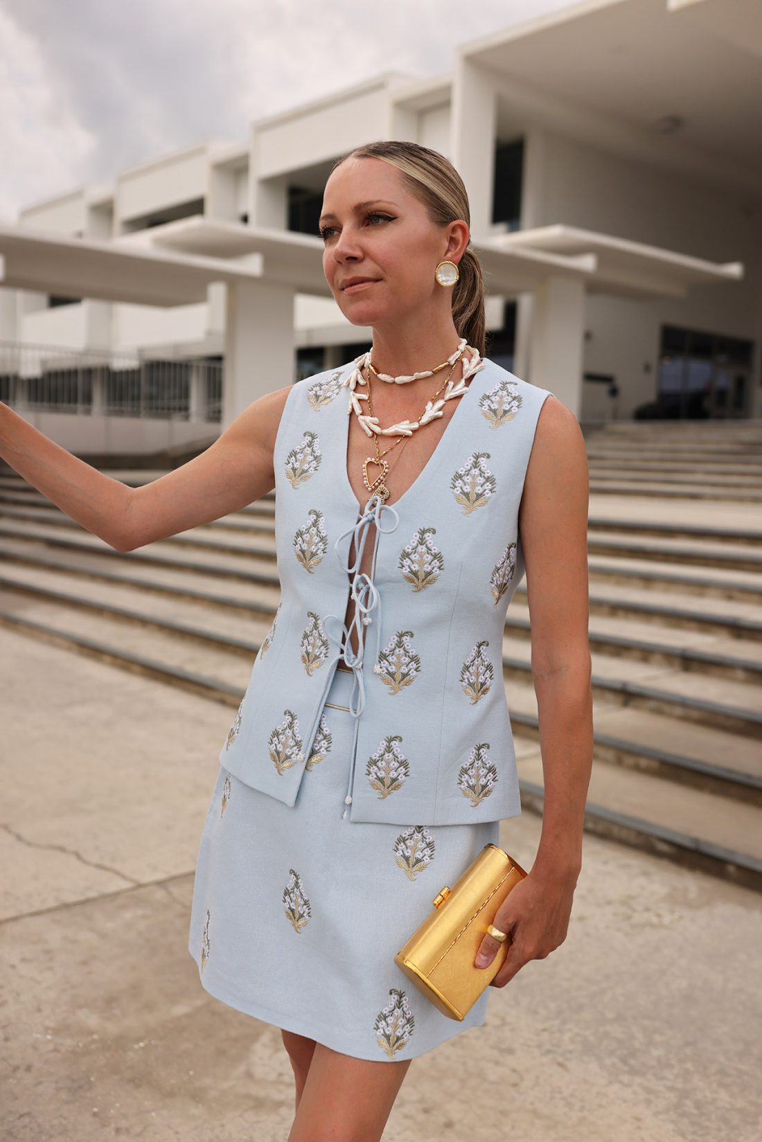 pearl pieces, pearl necklace, pearl earrings, pearl chicken feet necklace, blair eadie