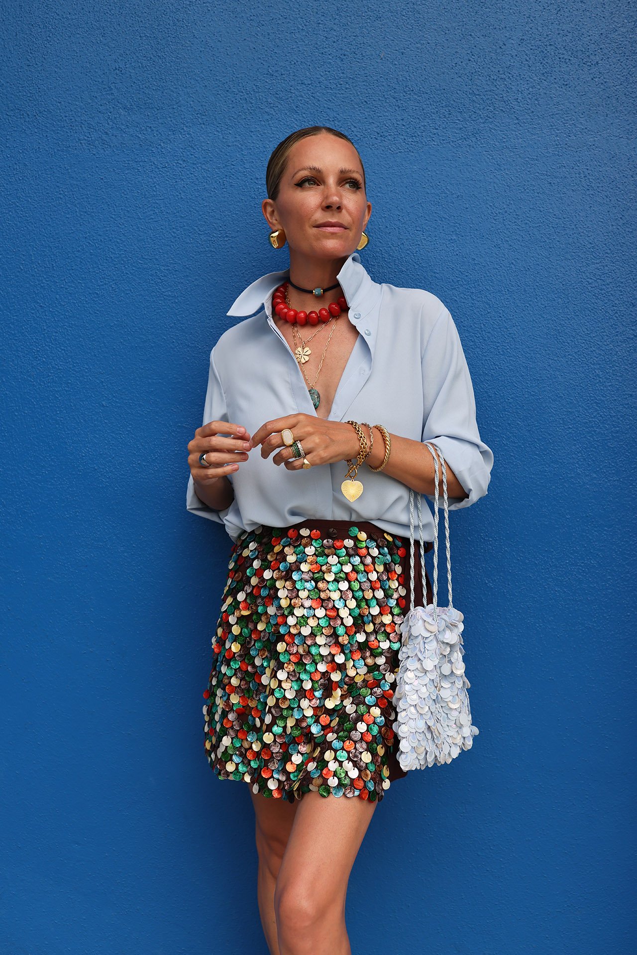 BER57252_1 statement pieces, statement skirt, sequin skirt