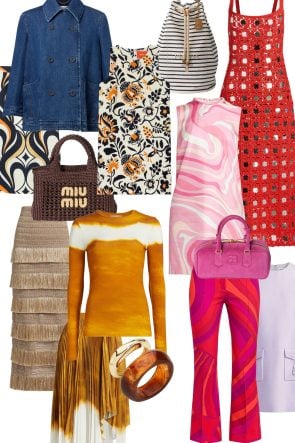 saks july designer products, infuencer favorite saks fifth avenue, la double j, pucci, miu miu