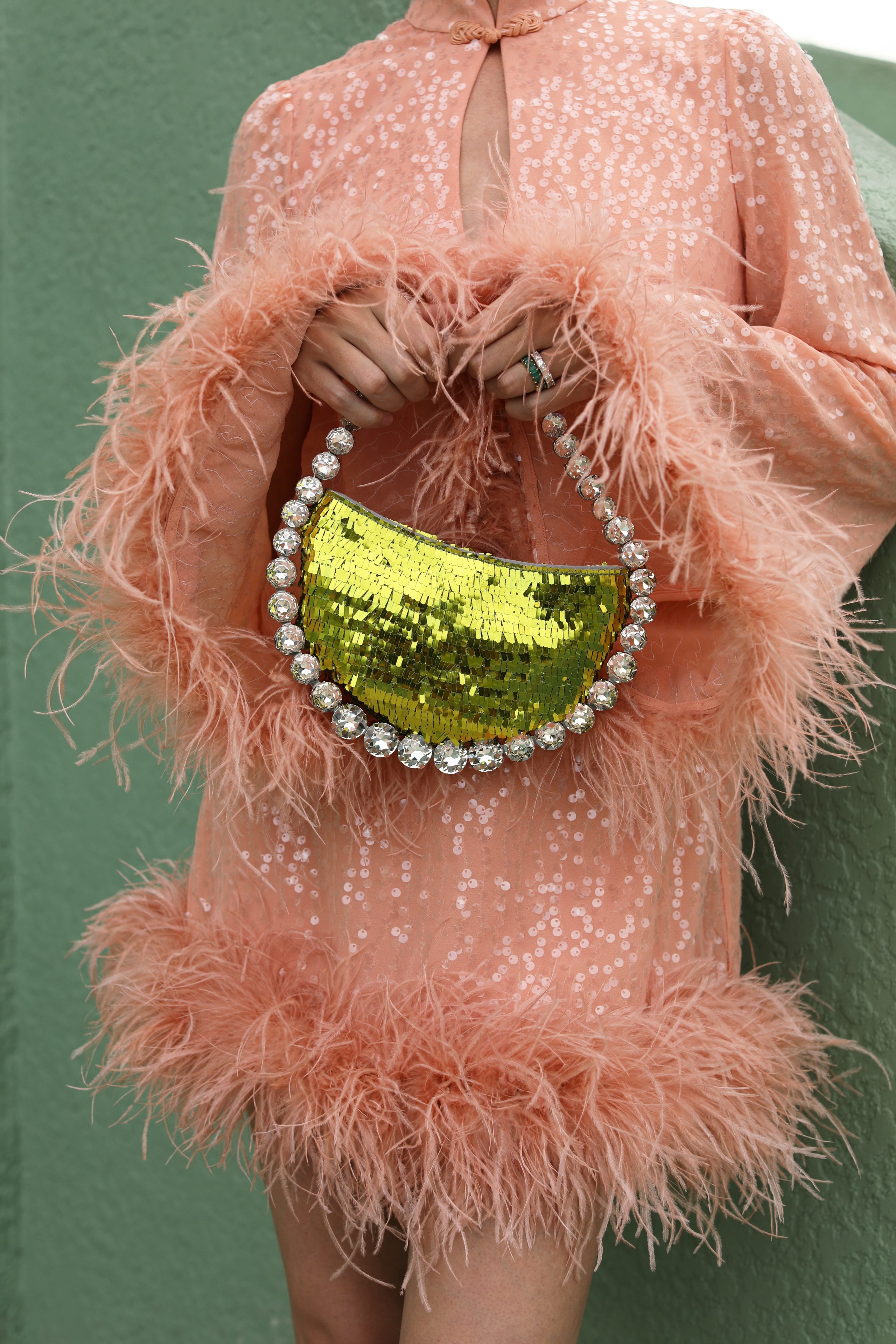 chartreuse accessories, how to style chartreuse, what to wear with chartreuse