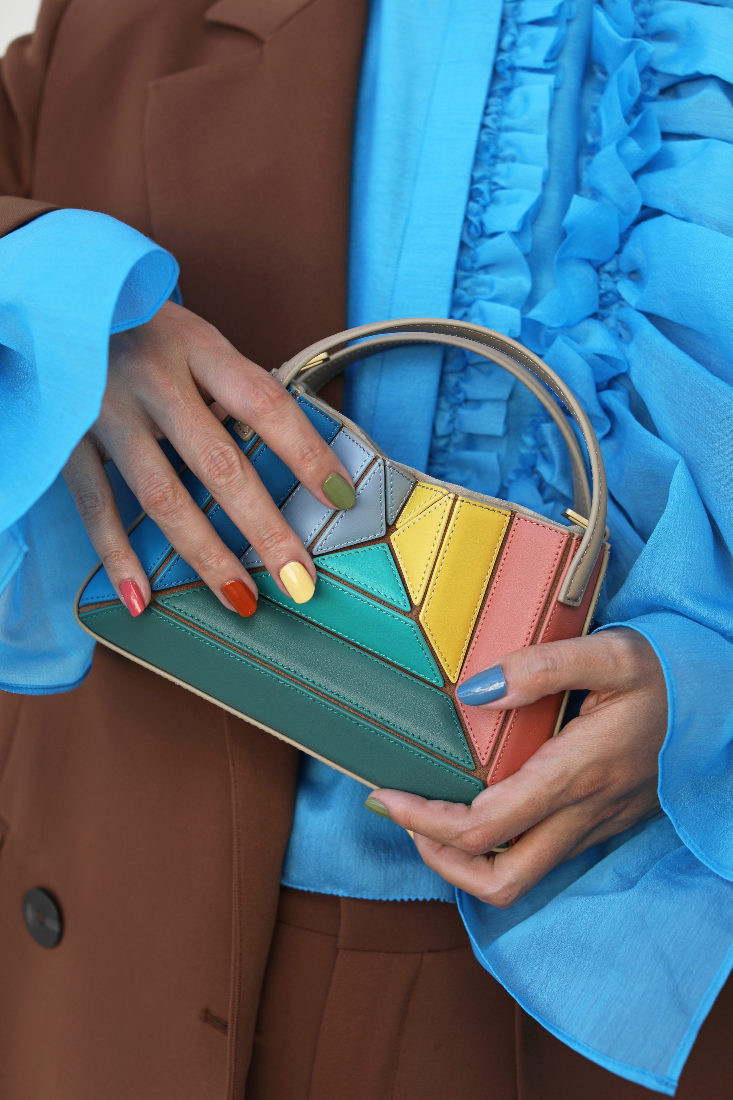 nail styling, colorful nails, how to pair your nails with your outfit