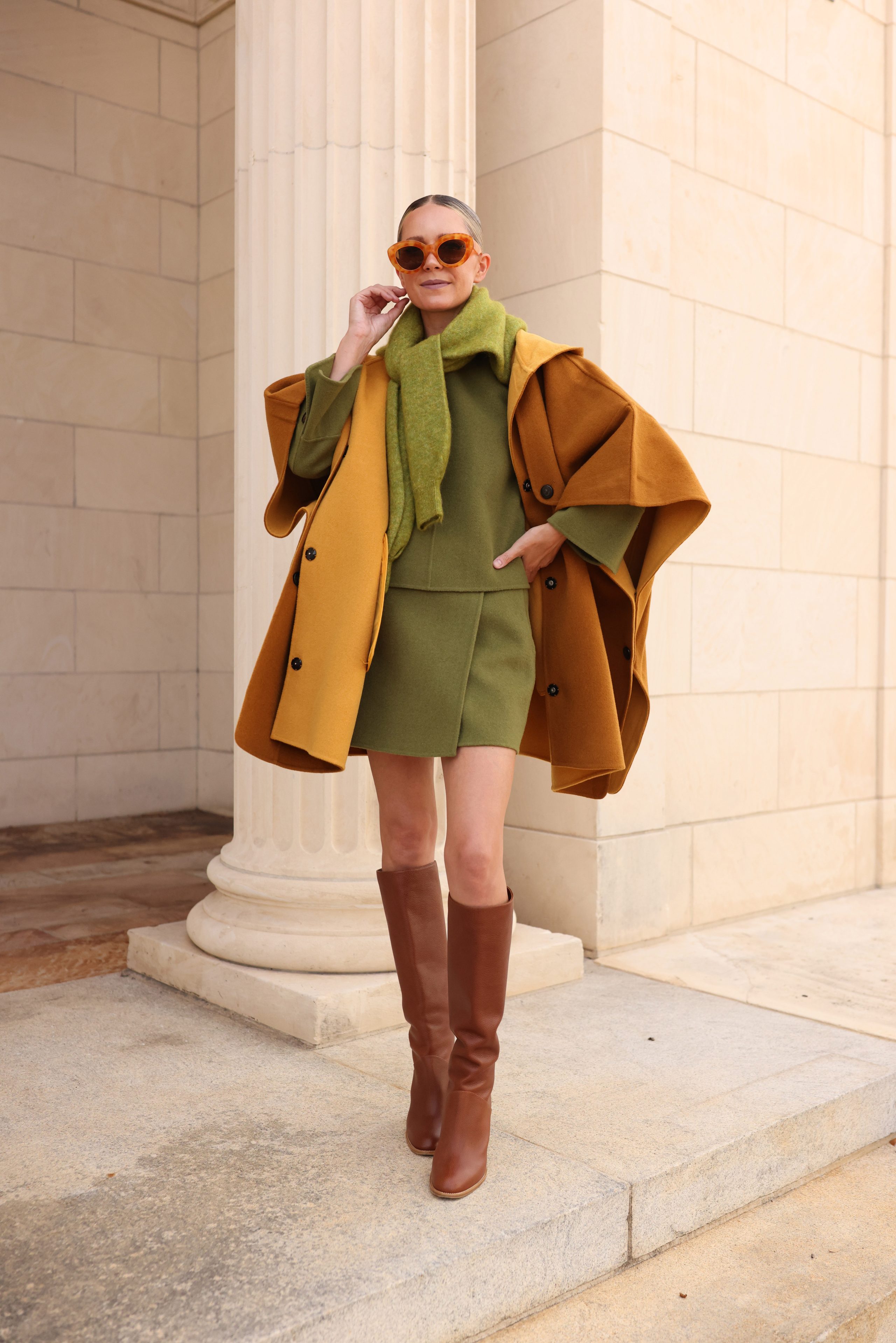 yellow outfit ideas, mustard color combinations, mustard and olive