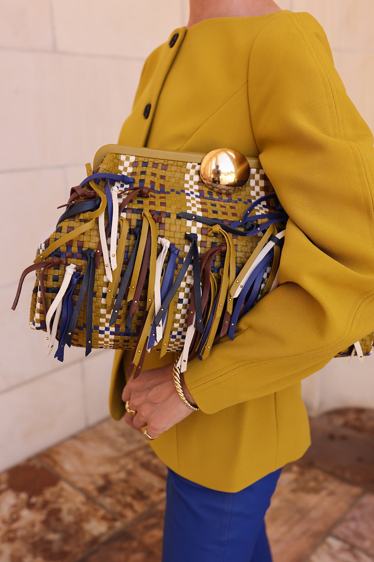 fringe bag, fringe braided bag, blair eadie