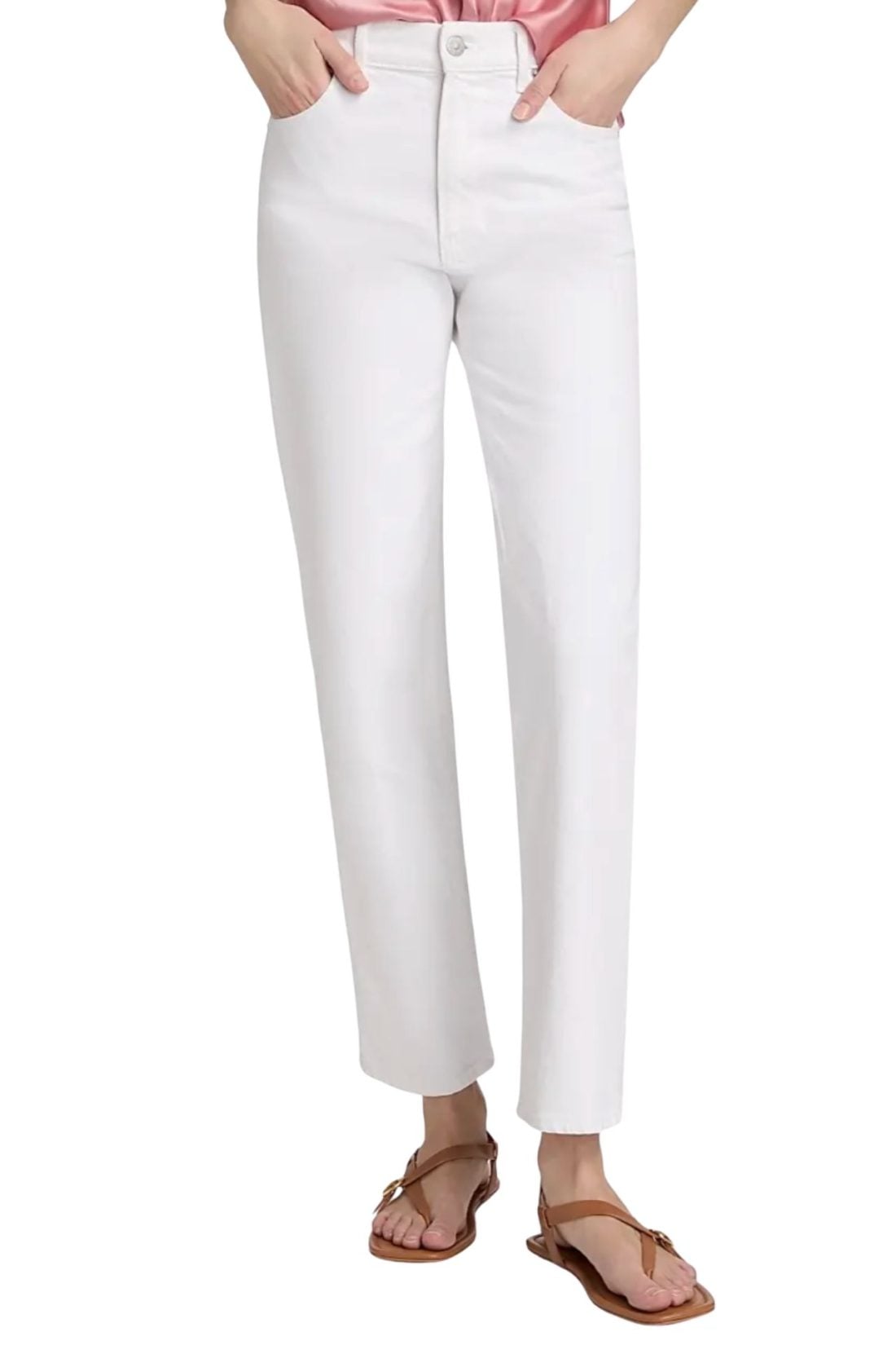 veronica beard white jeans