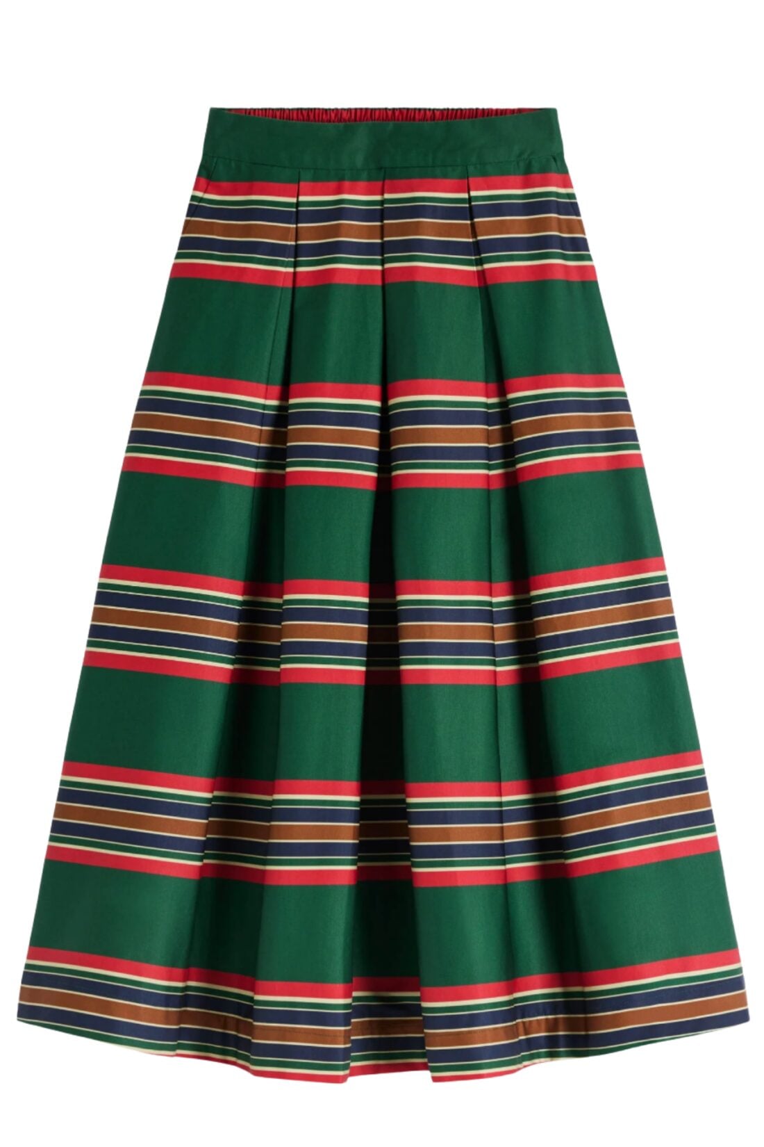 boden striped skirt
